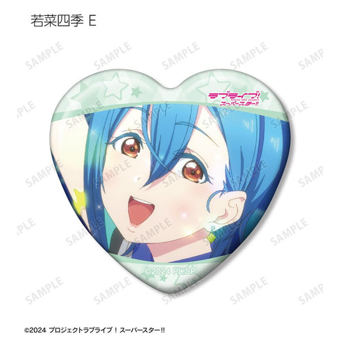 『ラブライブ!スーパースター!!』トレーディング 若菜四季オンリー 場面写ハート型缶バッジ(単位/BOX)